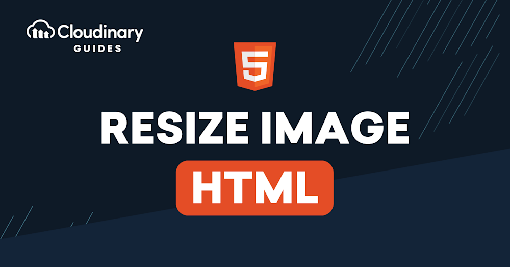 resize image html